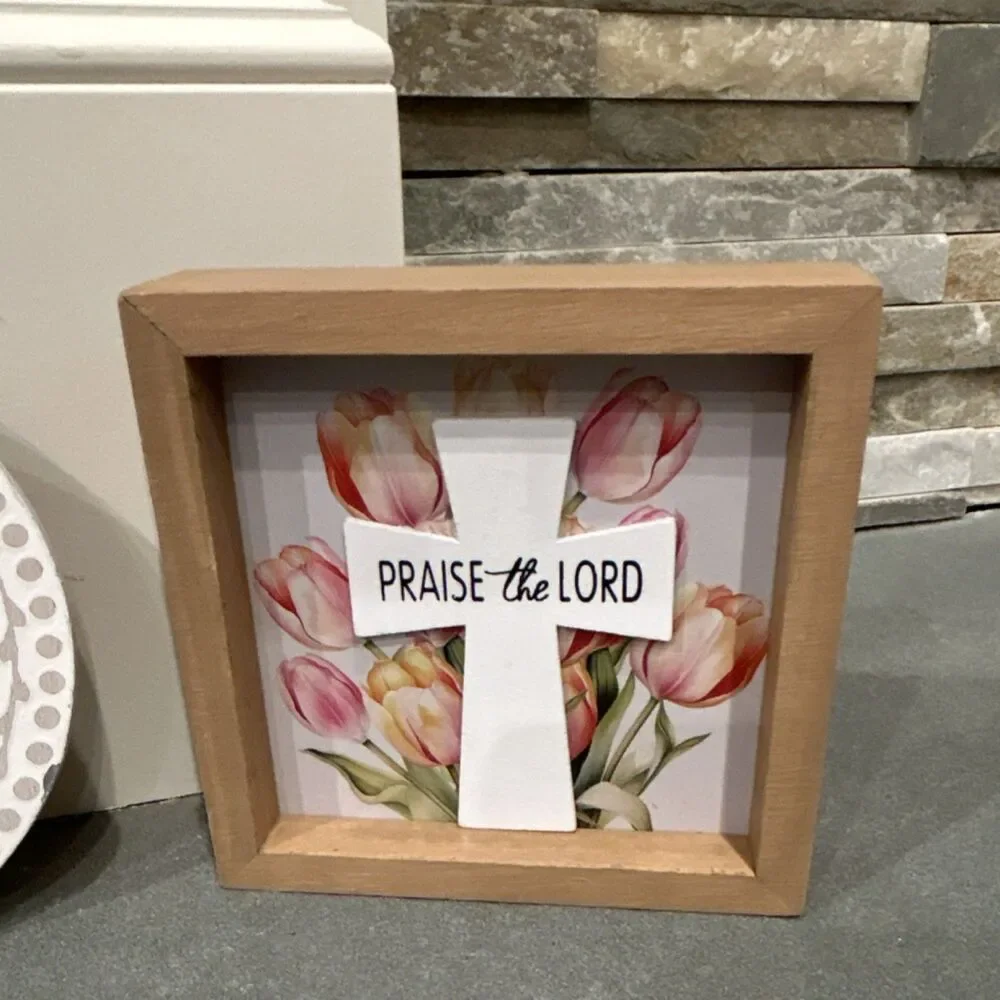 Hobby Lobby Easter 2026 Church Cross Figurine Decor Set